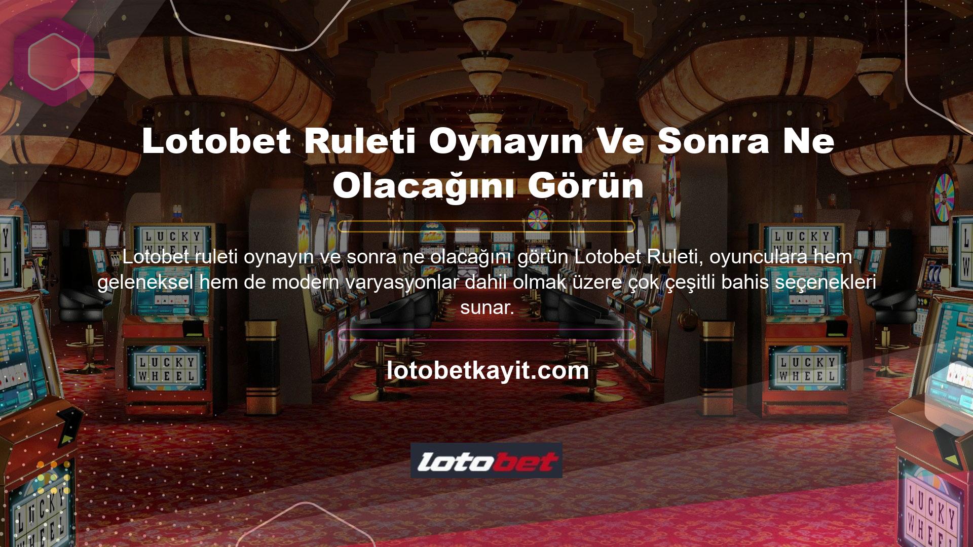 Lotobet Casino da oyun tutkunları için aynı olanakları sunuyor
